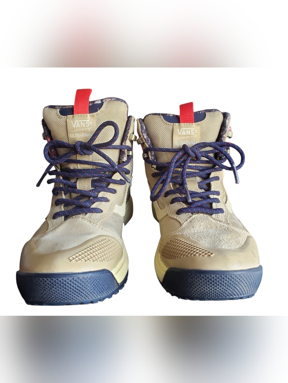Vans Ultra Range EXO HI MTE-2 Boots Mens 8.5 Insulated Waterproof Taupe Brown